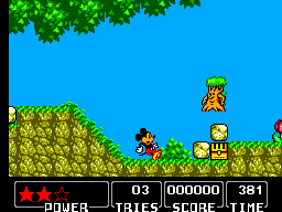 Castle of Illusion Starring Mickey Mouse (USA, Europe) In game screenshot